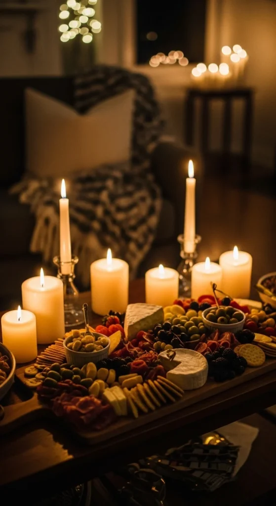 Shared Snack Boards on Coffee Tables