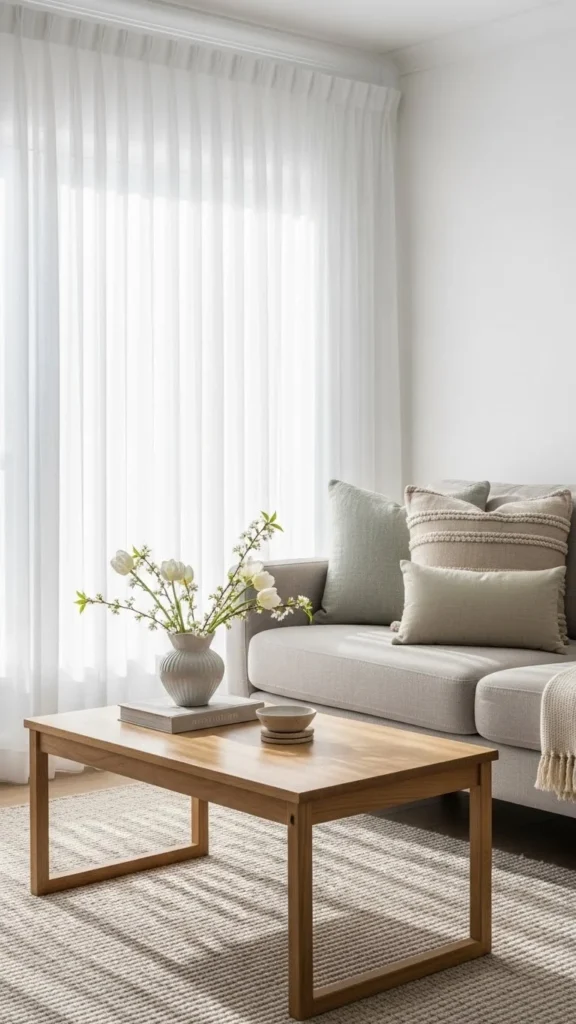 Sheer Curtains That Let Daylight Lead