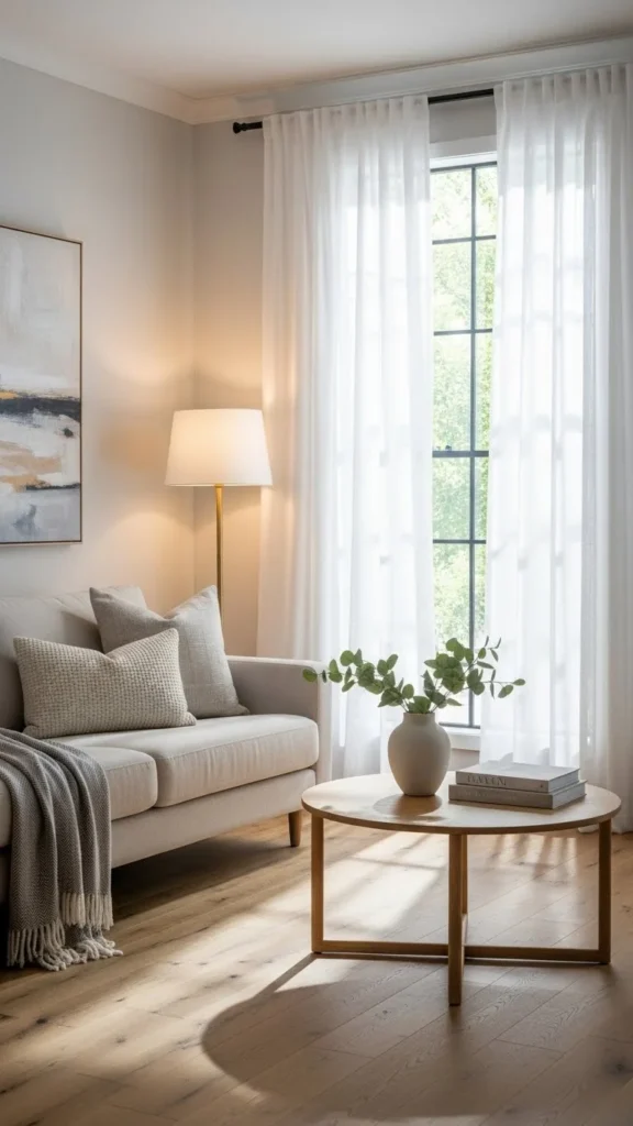 Sheer Curtains for Soft Daylight