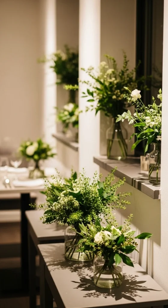 Simple Floral or Greenery Touches