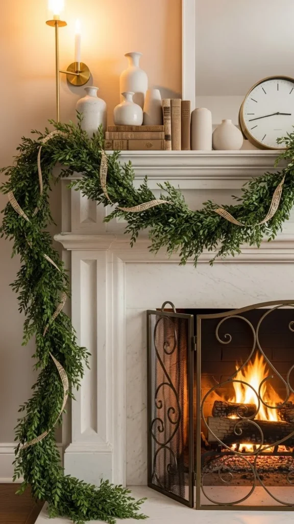 Simple Mantel Garland