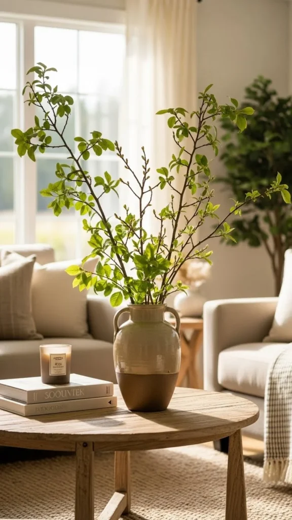 Simple Spring Centerpieces