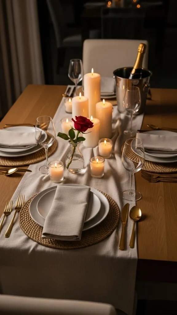 Simple Table Runner Focus