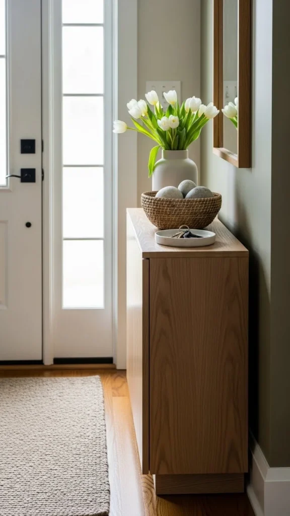 Slim Cabinet for Hidden Storage