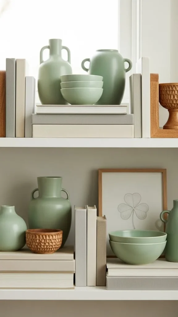 Soft Green Ceramic Accents