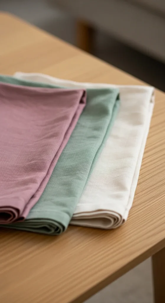 Soft Linen Napkins for a Cozy Touch