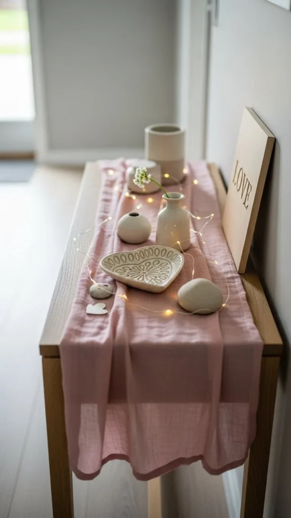 Soft Pink Table Runner Base