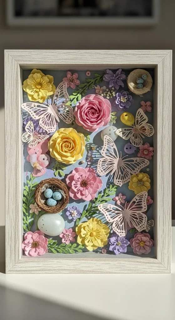 Spring-inspired Shadow Boxes
