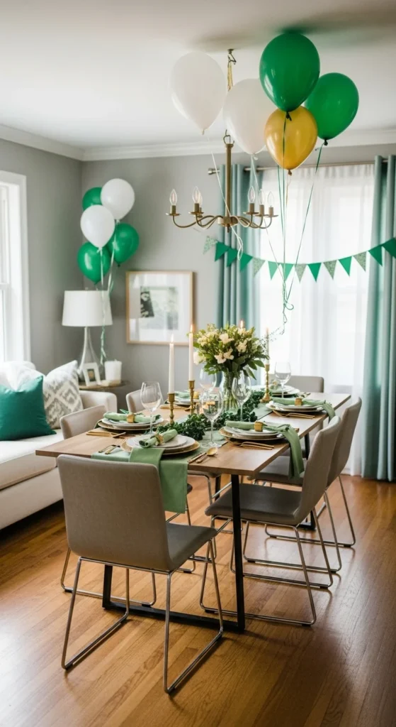 St Patrick’s Day Party Setup