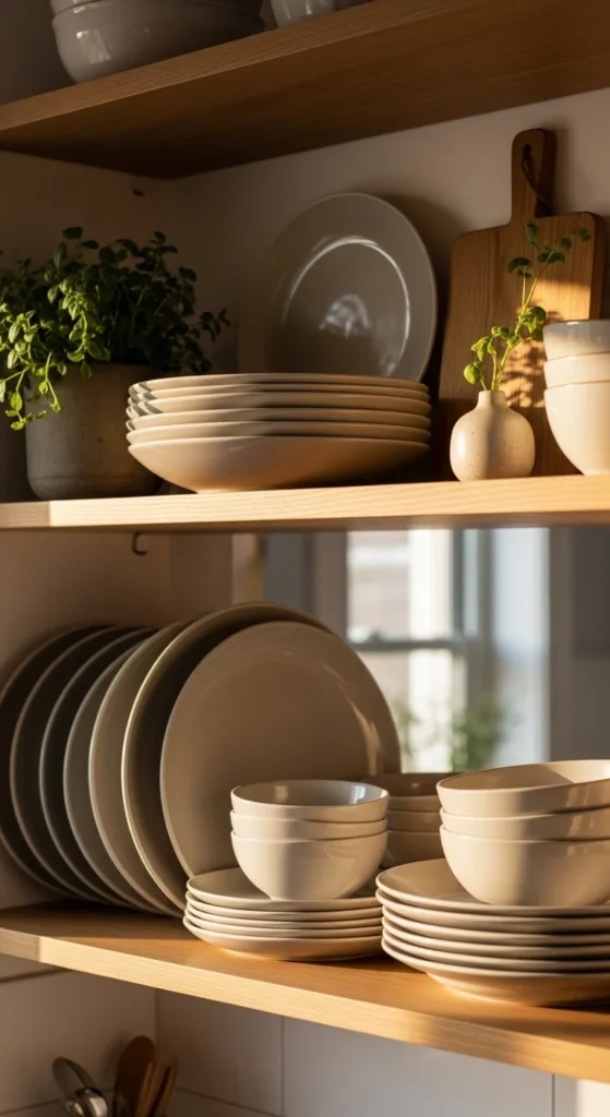 Style Open Shelves with Intention