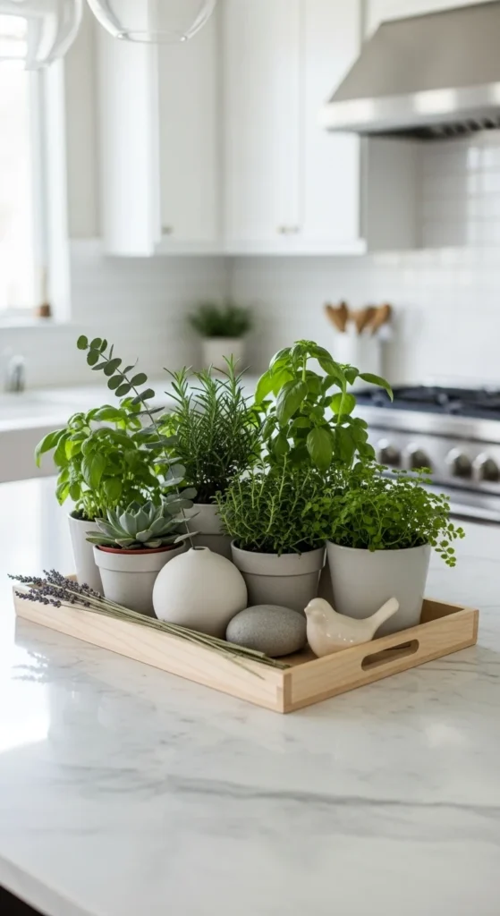 Style a DIY Kitchen Centerpiece