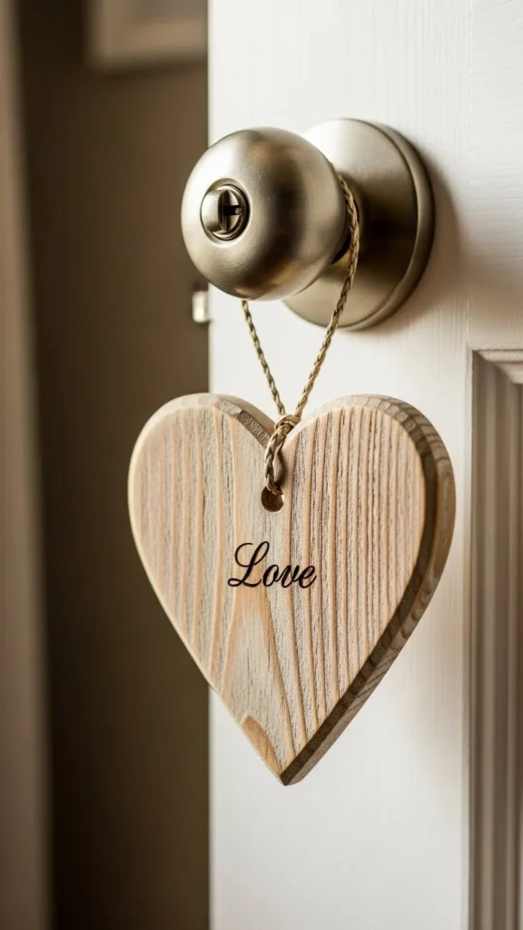 Subtle Heart Door Hanger