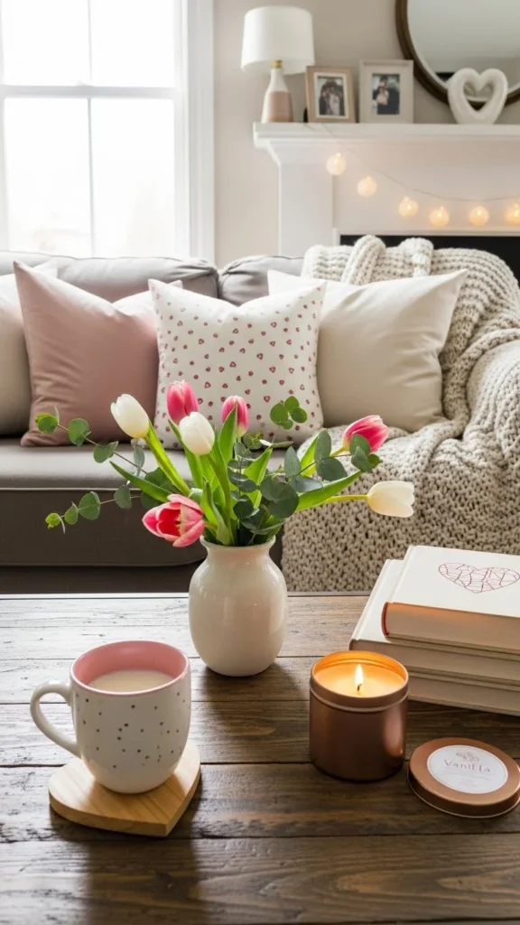 Subtle Valentine Touches in Everyday Decor