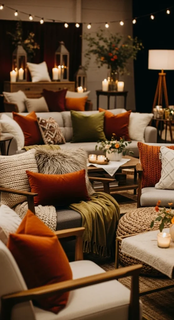 Textured Pillows on Every Seat