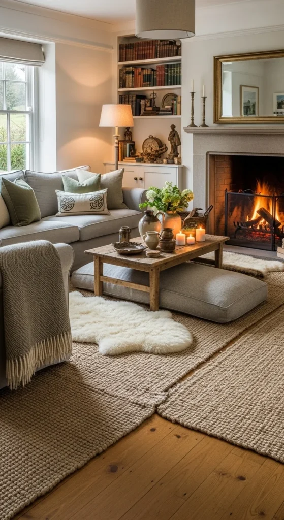 Textured Rugs on Wood Floors