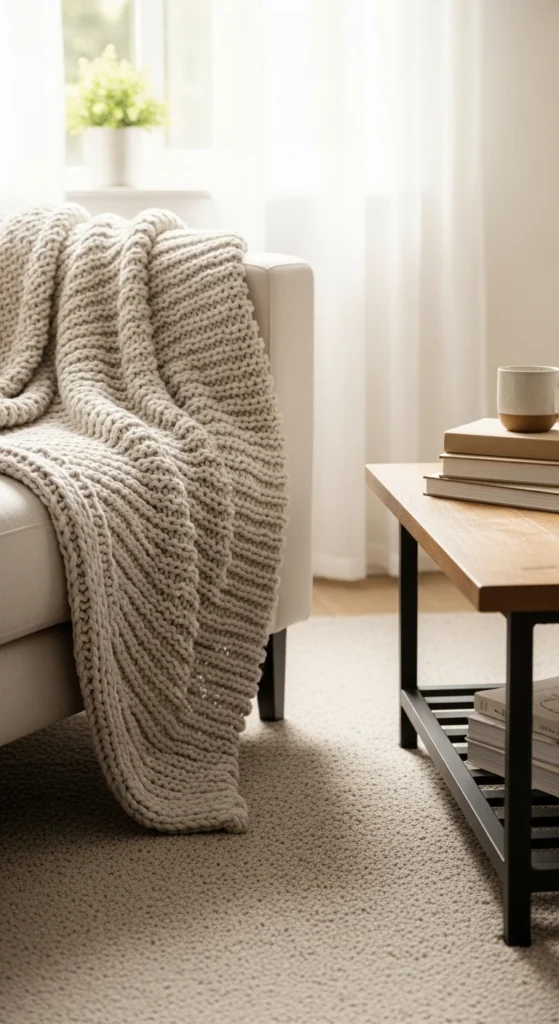 Textured Throw Blanket
