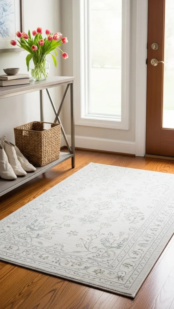 Update Entryway with a Spring Rug