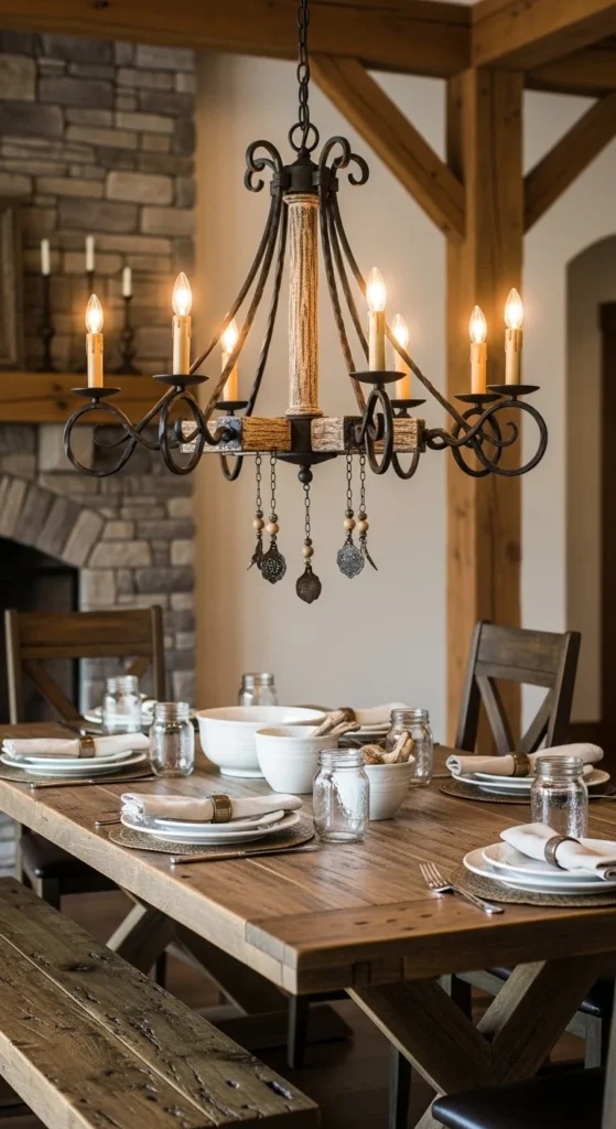 Use Farmhouse Style Lighting Fixtures