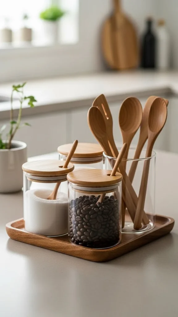 Use Jars as Countertop Decor (Without Clutter)