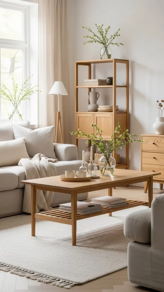 Use Light Wood Accents