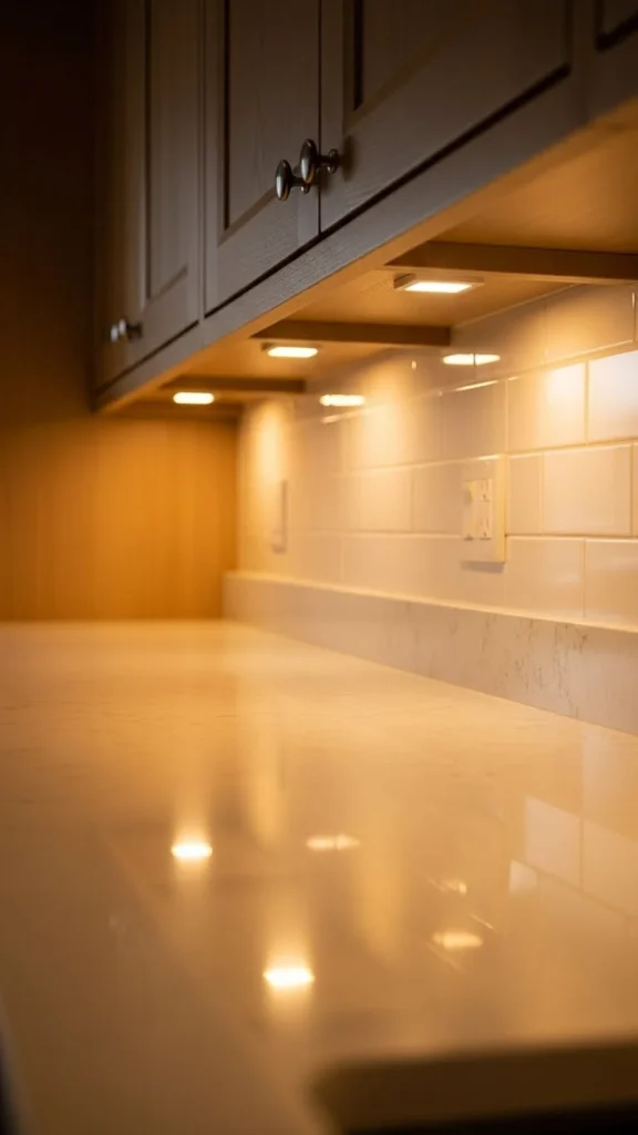 Use Lighting to Elevate the Cabinets