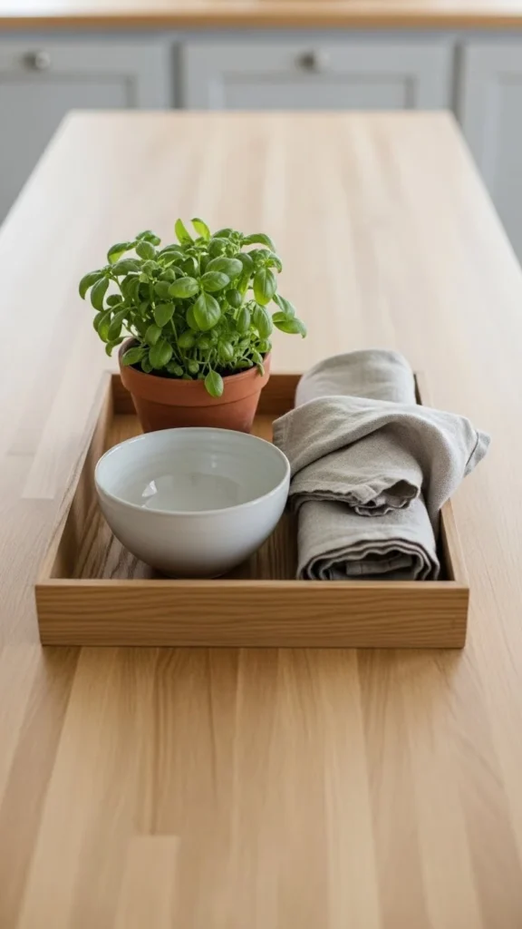 Use One Anchoring Tray to Create Order