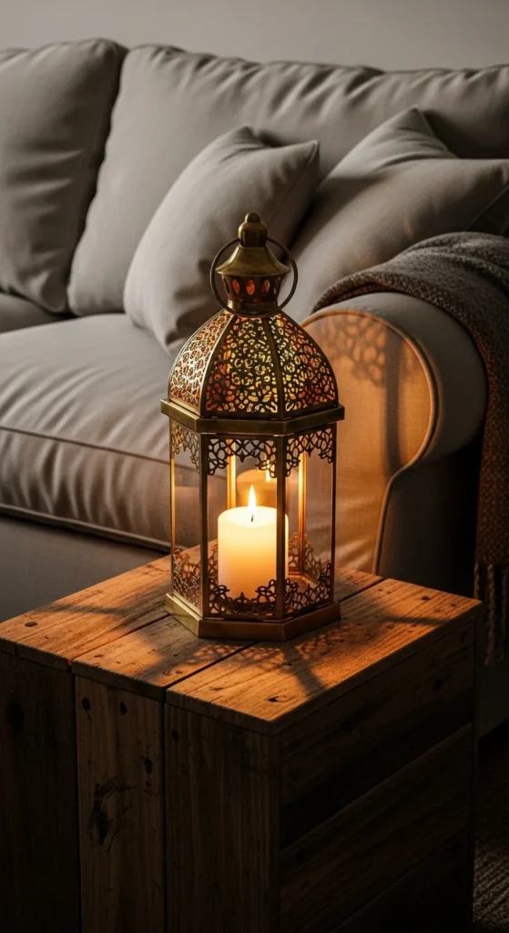 Use Vintage Lanterns for Warm Lighting