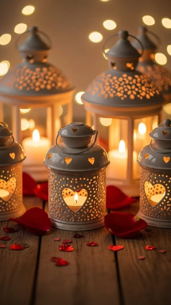 Valentine Lantern Display