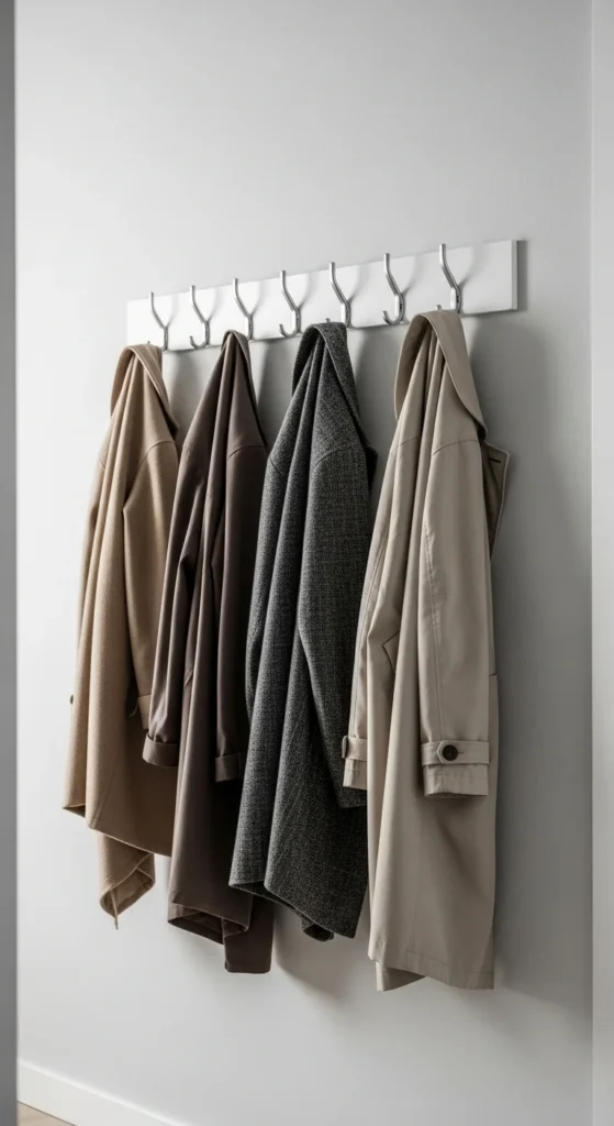 Wall Hooks at the Right Height