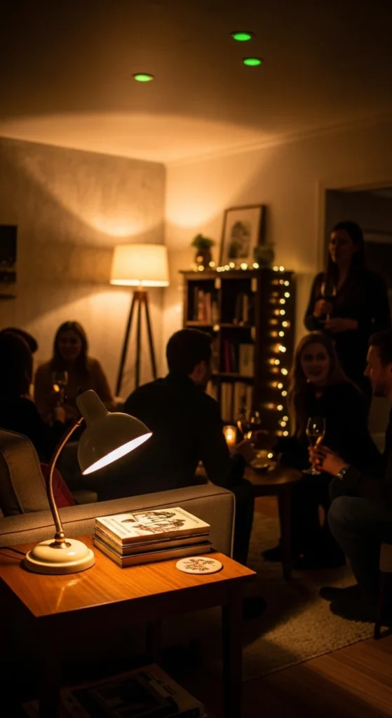 Warm Lamps Instead of Overhead Lights