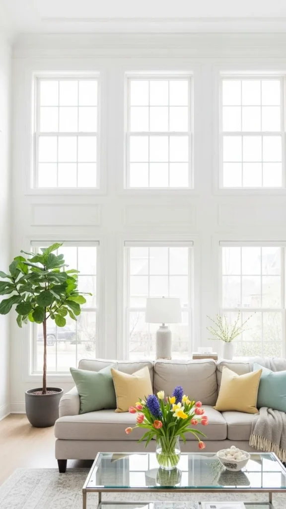 White Ceiling and Trim