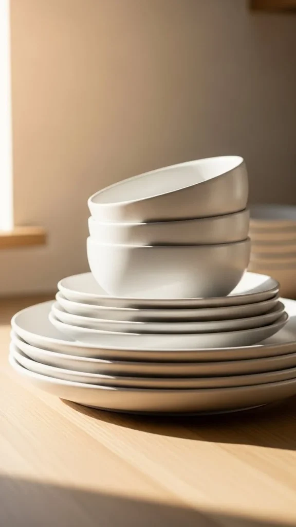 White Stoneware for Everyday Use
