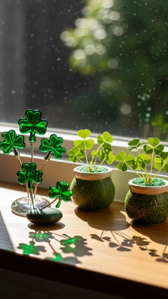 Window Sill Green Accents