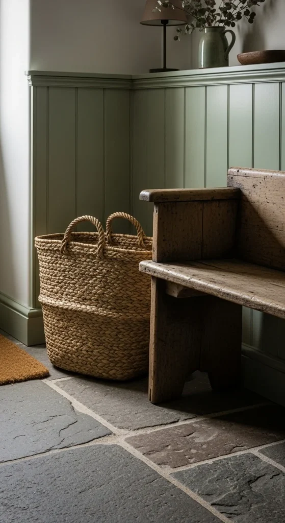 Woven Baskets by the Entryway