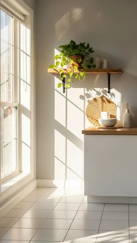 how to decorate kitchen corner