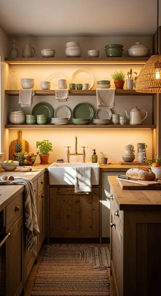 how to decorate kitchen cozy style