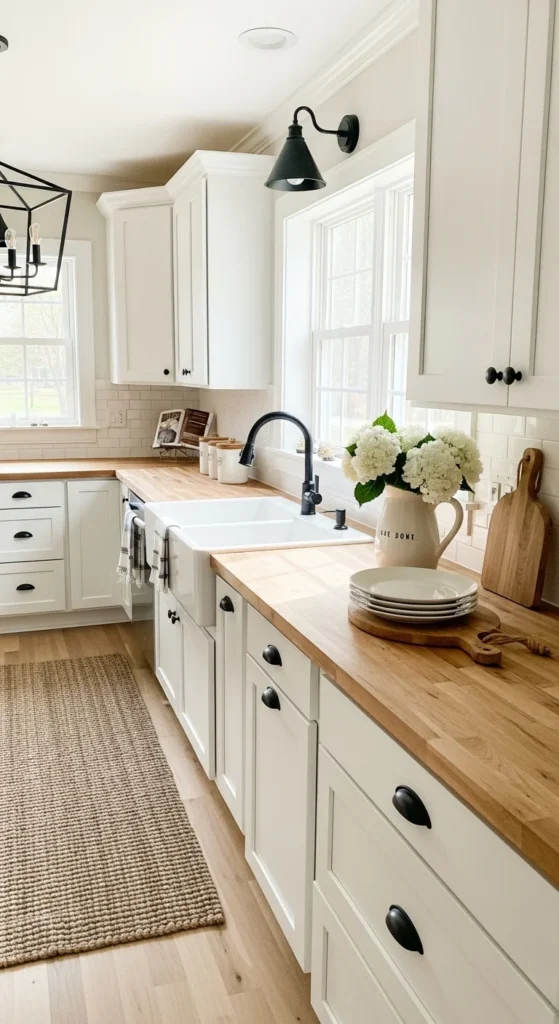 how to decorate kitchen modern farmhouse