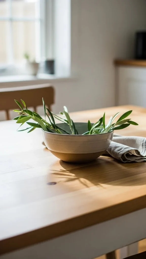 how to decorate kitchen table
