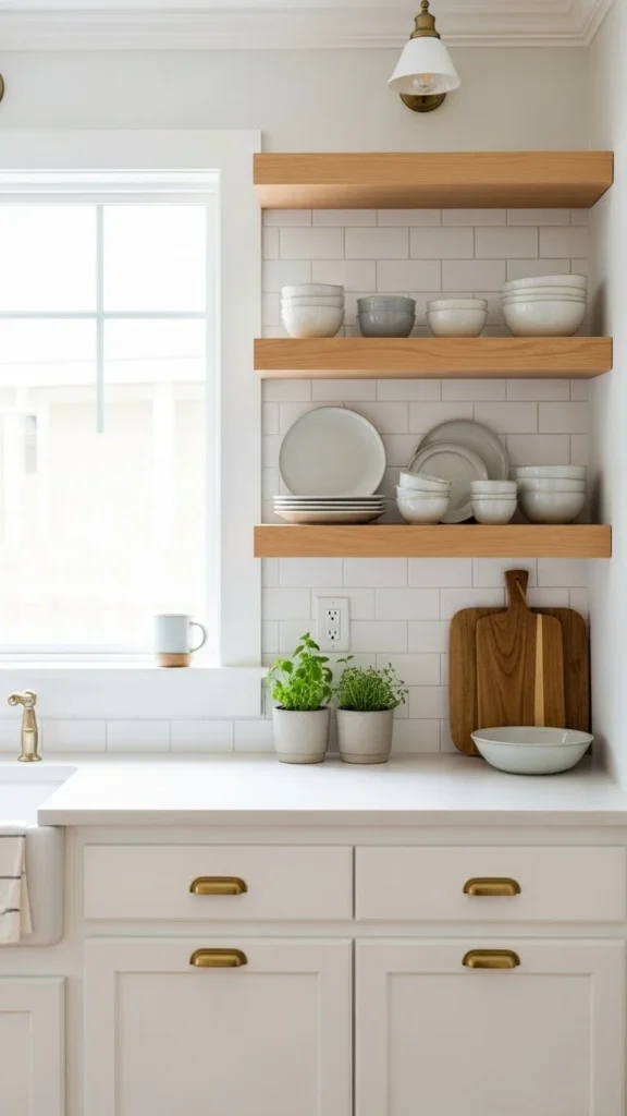 how to decorate kitchen with wood accents