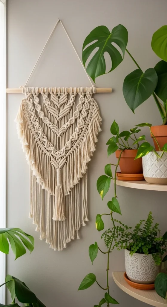 Add Texture With Handmade Decor Pieces