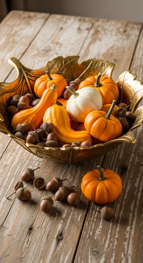 DIY Leaf Bowl for a Rustic Touch