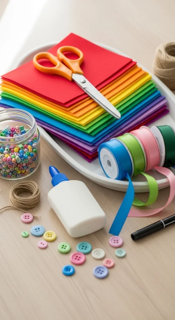 Essential Supplies for No-Sew Crafts