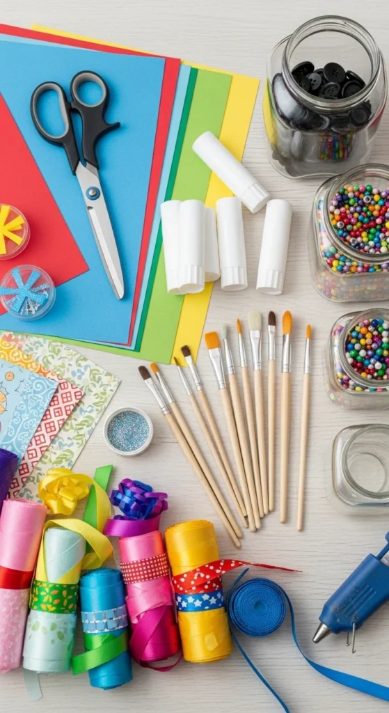 Gather Simple, Budget-Friendly Supplies