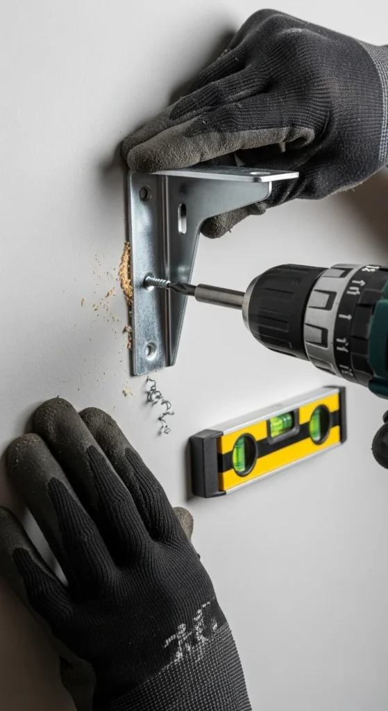 Install the Brackets or Floating Hardware