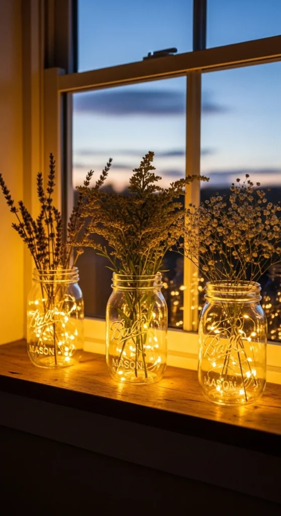 Mason Jar Fairy Lights