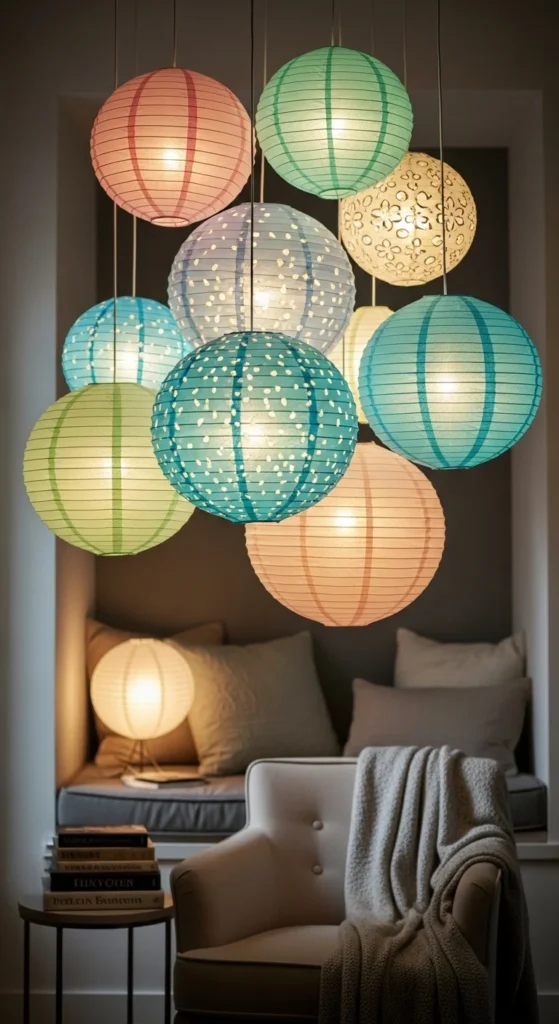 Paper Lanterns and DIY Lampshades