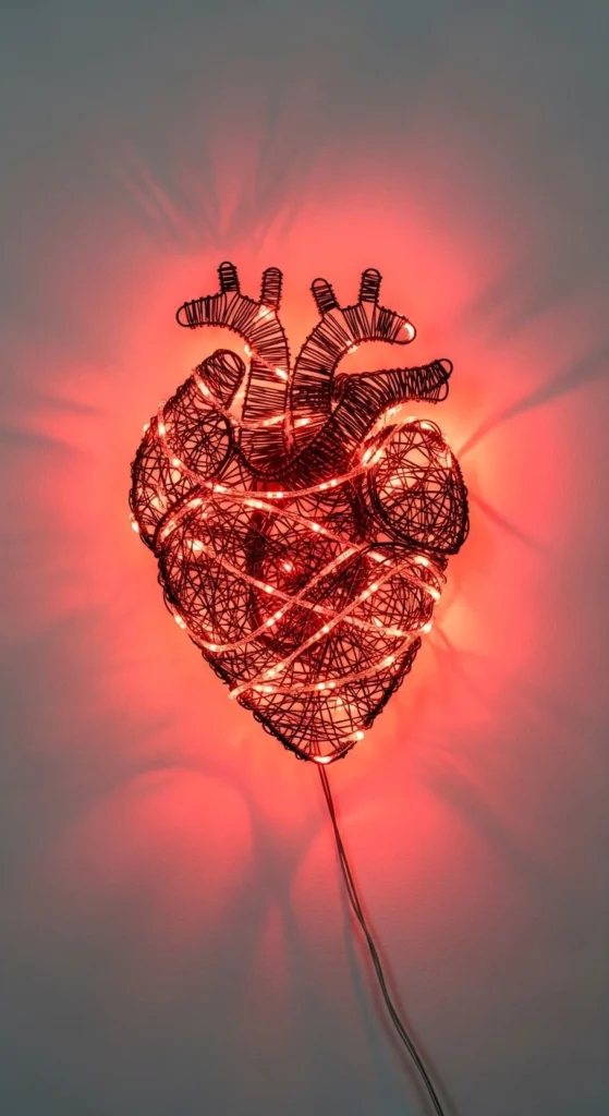 Rope and Wire Sculptural Lights