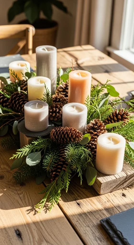 Seasonal Centerpieces Using Natural Elements