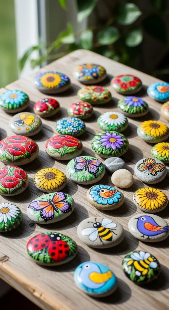 Simple Painted Rocks