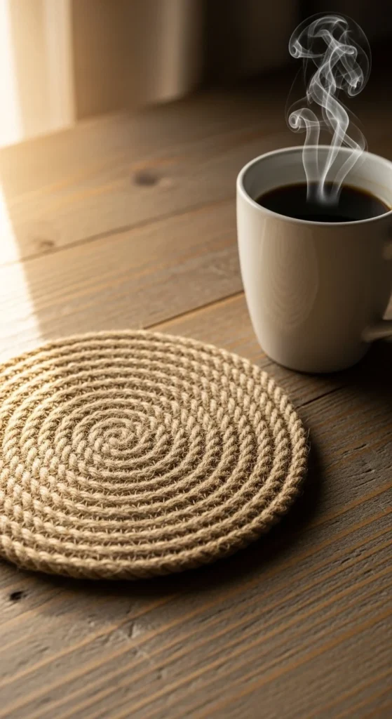Simple Rope Coasters